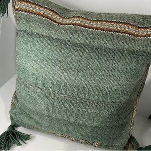 LOLOI | Elegant Sage Green Accent Pillow 20x20